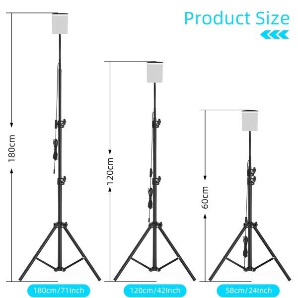 キャンプ用LEDライトポータブルUSB充電式スーパーブライトパワーバンクフィッシングランプライトスタンドランタンバーベキューフィッシングピク｜stk-shop｜10