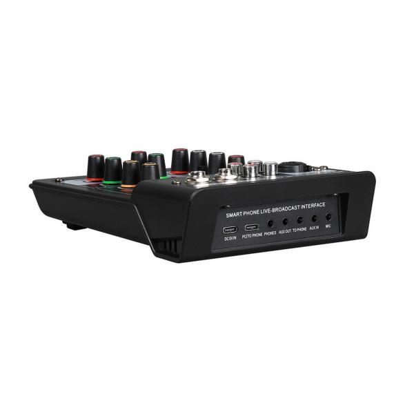 DJミキサー4チャンネルUSBインターフェース　サウンドコントローラー DJミキサー4チャンネルUSBインターフェース サウンドコントローラー