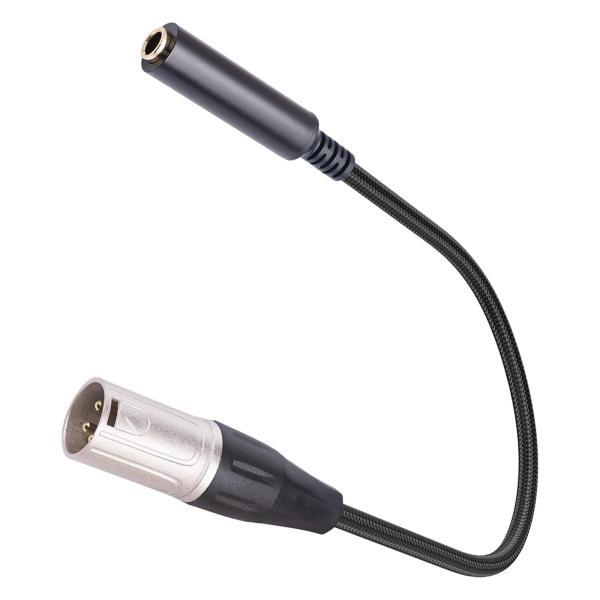 XLR - 1/4 インチマイクケーブルアダプターケーブルオーディオ