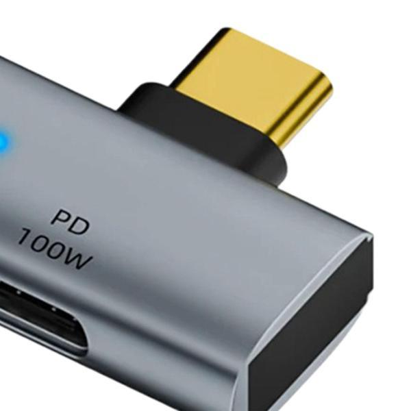 タイプ C - USB アダプター 100W PD 充電 OTG ビデオ出力 プロフェッショナル オス メス コネクタ 10Gbps データ転送 キー｜stk-shop｜08