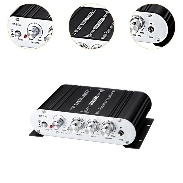 オーディオパワーアンプ、2.1チャンネル安定、テレビホームスピーカー