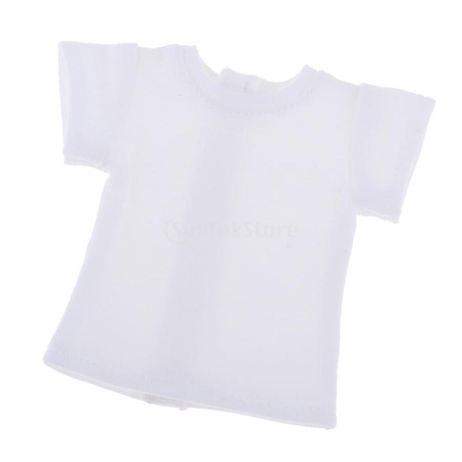 ファッション 1 6ドール人形に適する ドールアクセサリー 半袖tシャツ トップス 白 Stkショップ 通販 Yahoo ショッピング