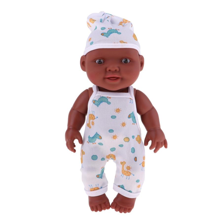 26cmの現実的な赤ちゃんの人形アフリカ系アメリカ人の乳児用袖なし服 Stkショップ 通販 Yahoo ショッピング