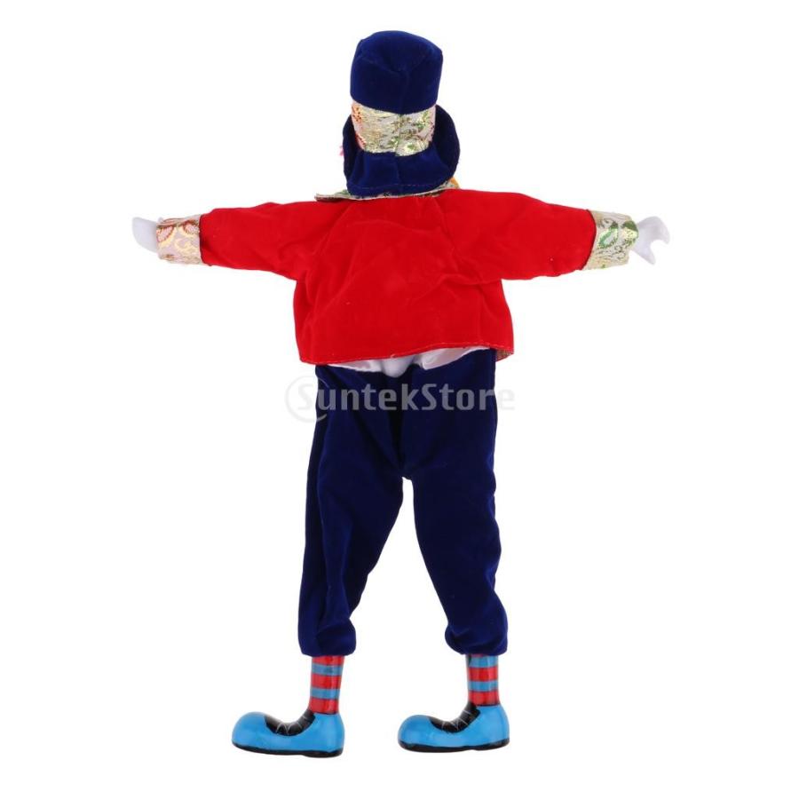 赤い服 41cm 面白い ピエロ男の人形 ハロウィンの装飾 ギフト