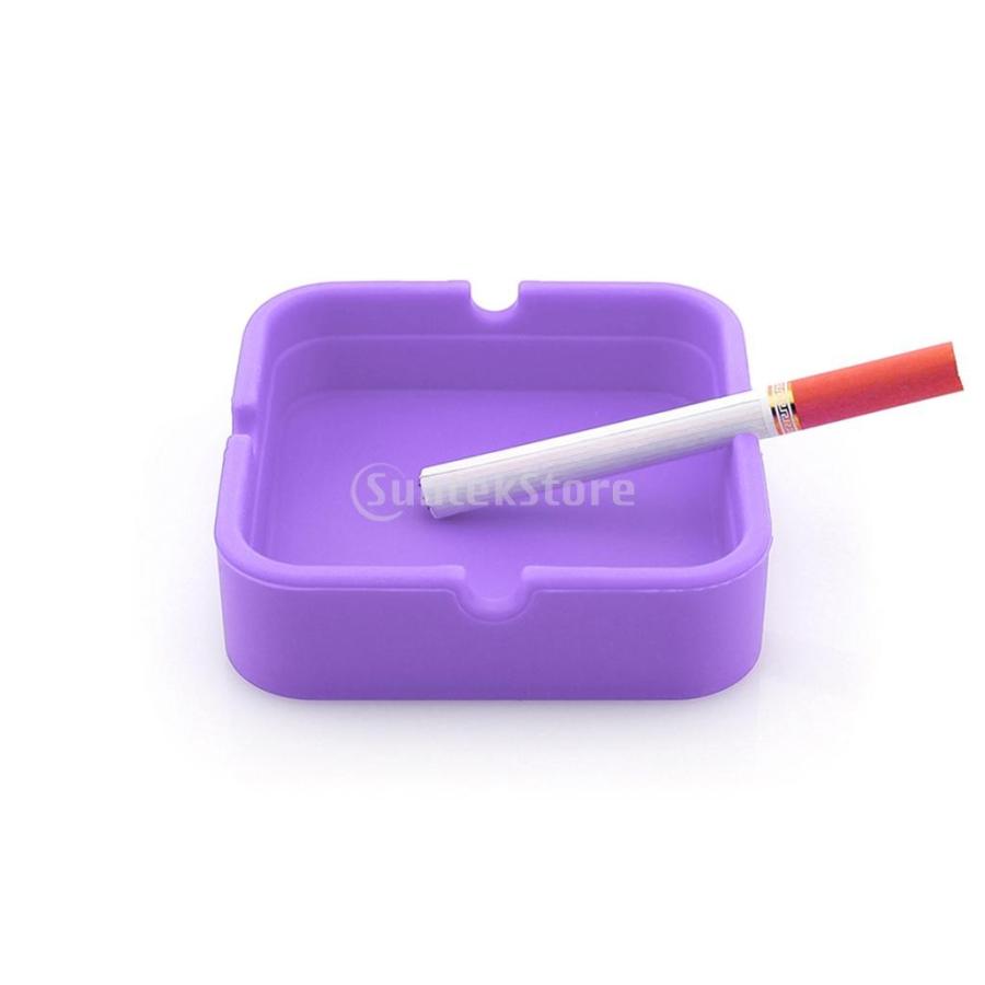 灰皿 タバコ灰皿 シリコン 灰皿 耐久性 多色選べる 紫 Stkショップ 通販 Yahoo ショッピング
