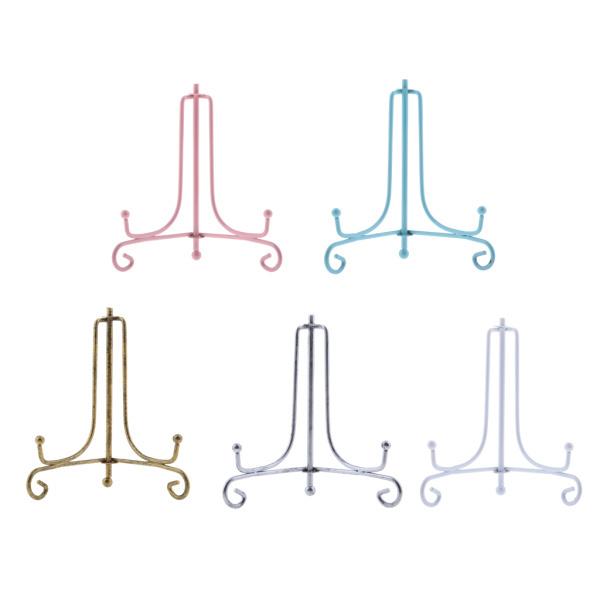 アイアンディスプレイスタンド、イーゼルプレートディスプレイホルダー