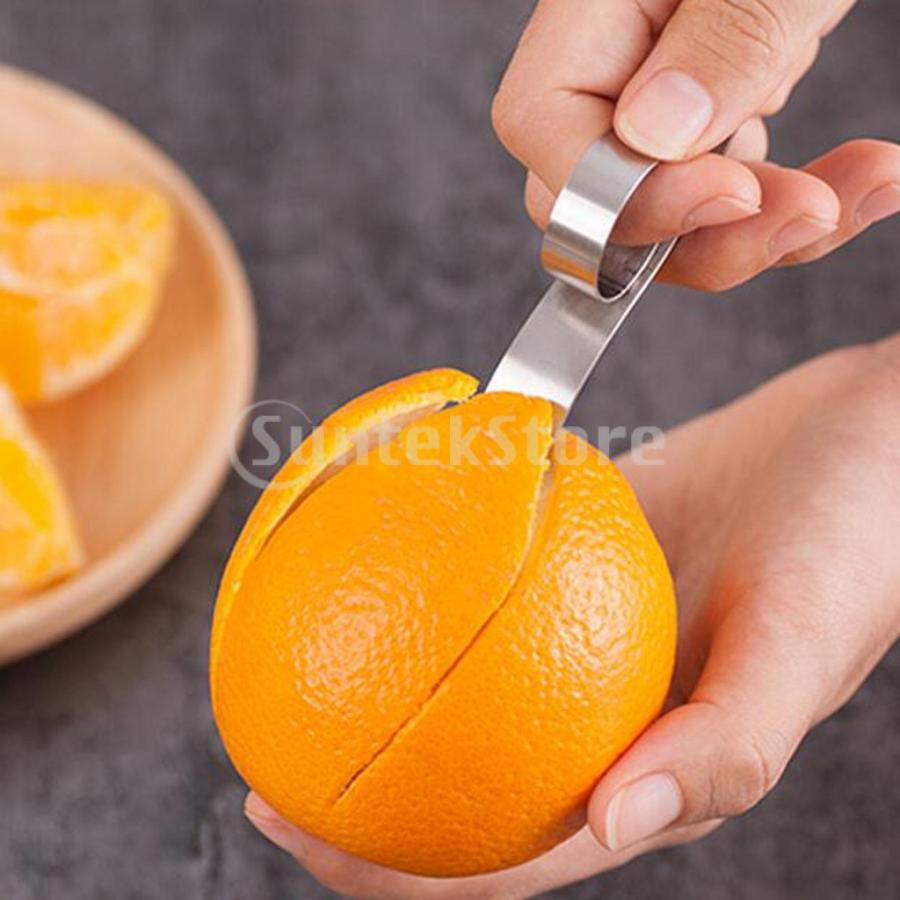 レモンピーラー オレンジ皮むき器 キッチンツール ステンレス鋼 簡単 2個 Stkショップ 通販 Yahoo ショッピング