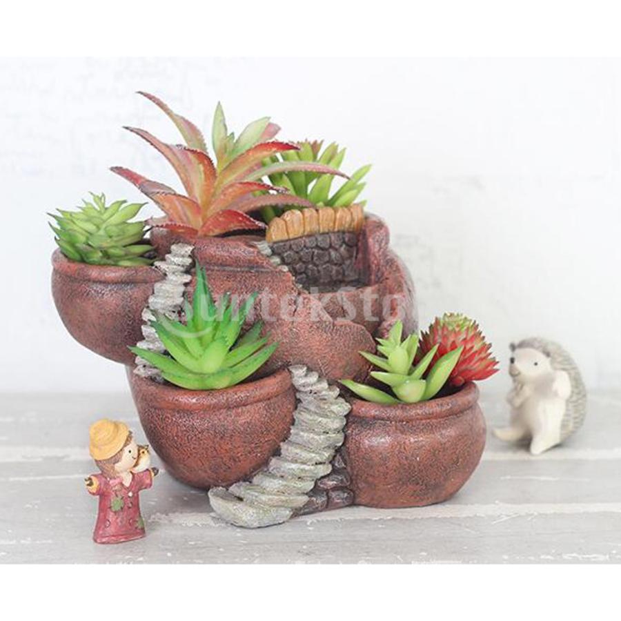 多肉植物 プランターポット ヴィンテージ フラワーポット ホーム デコレーション 樹脂 Stkショップ 通販 Yahoo ショッピング