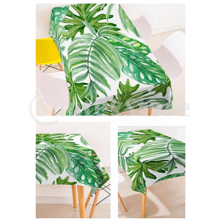 セットアップ 熱帯植物はテーブルクロス花柄テーブルカバー長方形 12を印刷 Shipsctc Org