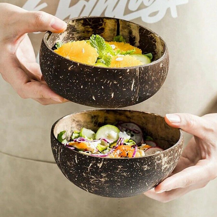 環境にやさしいリサイクルココナッツボウル手作りココナッツボウル天然