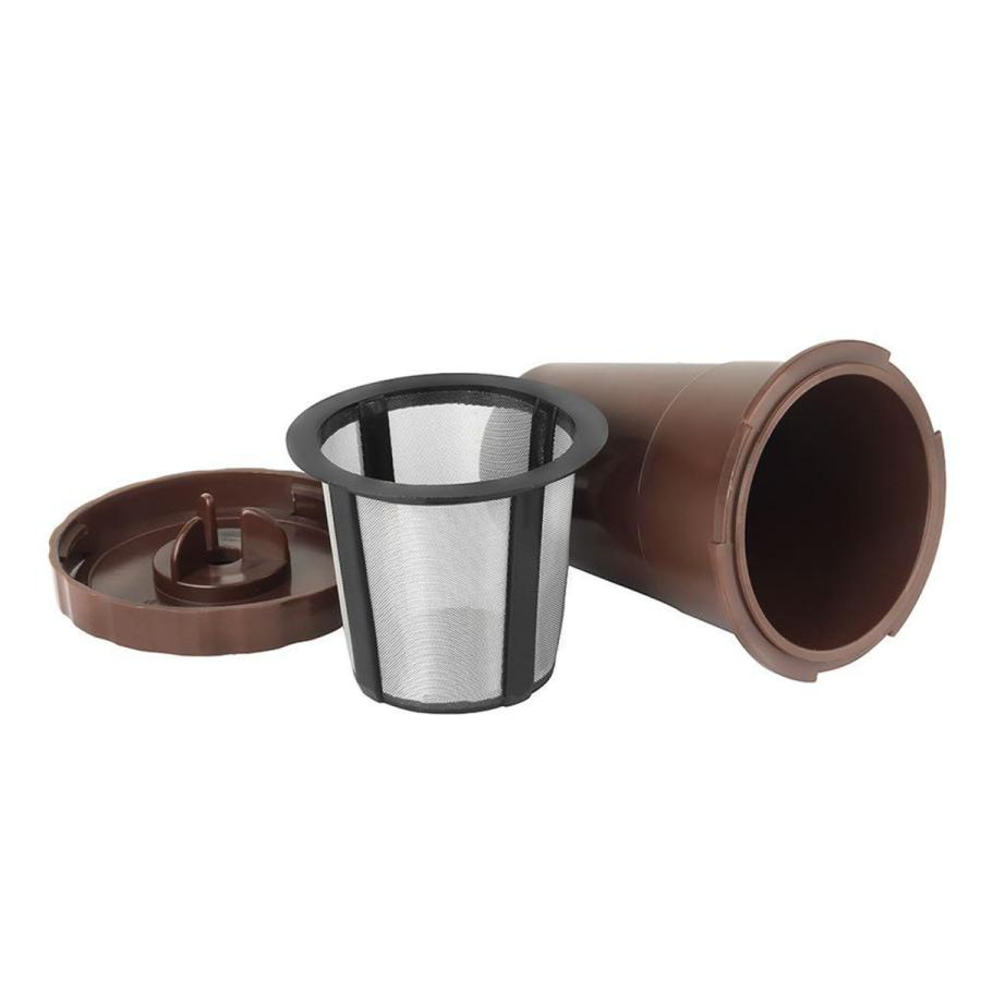 カフェバーブラウン用の3x再利用可能なKカップ詰め替え可能なポッドコーヒーフィルター｜stk-shop｜07