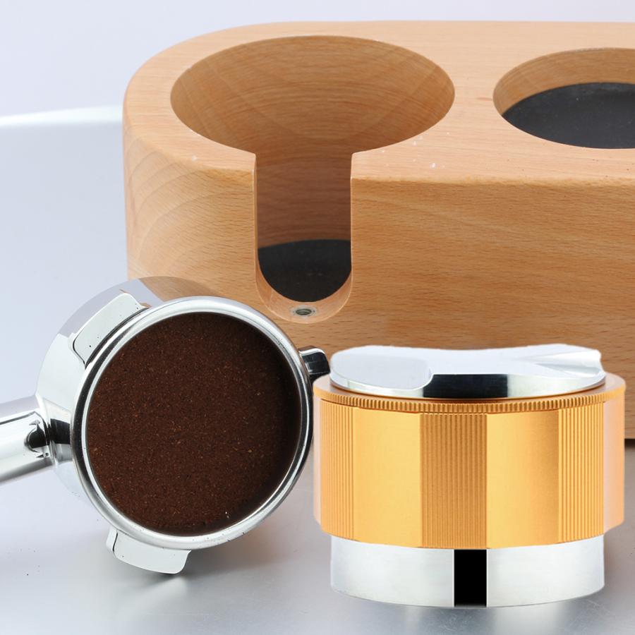 コーヒーディストリビュータータンパープレスパウダーコーヒーウェアエスプレッソディストリビューションツールグロッド53mm｜stk-shop