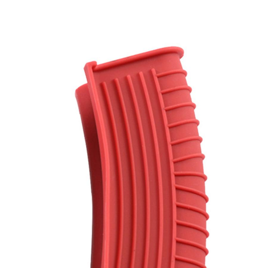 シリコンポットホルダースリーブポットフライパンハンドルカバーグリップキッチンレッド 70027340STKショップ 通販