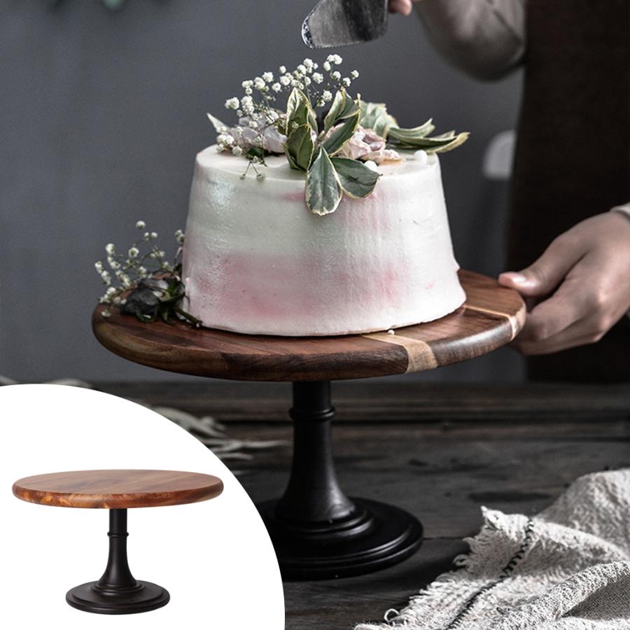 ケーキスタンド ケーキトレー 木製 おしゃれ 1段 手作り台座 25 5cm ケーキ台 デザートスタンド ケーキディスプレイ テーブル ラウンド 高級感 ケーキの陳列台 Stkショップ 通販 Yahoo ショッピング
