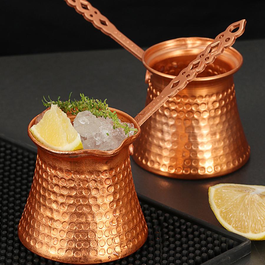 銅刻まとハンマートルコギリシャコーヒーポットハンドル.ヘビー