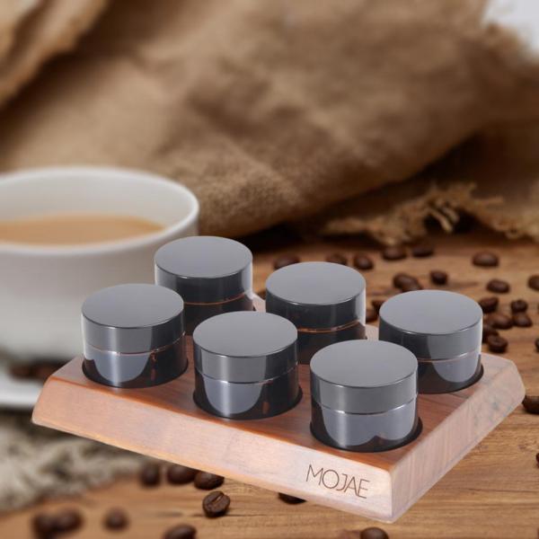 コーヒー豆 キャニスター セット 保存容器 6個の瓶 食品貯蔵瓶 お茶