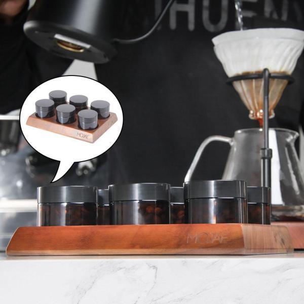 コーヒー豆 キャニスター セット 保存容器 6個の瓶 食品貯蔵瓶 お茶