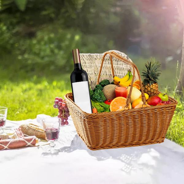 ハンドメイド ピクニックバスケット ハンドメイド ピクニックバスケット 🇯🇵 夏のお出かけに