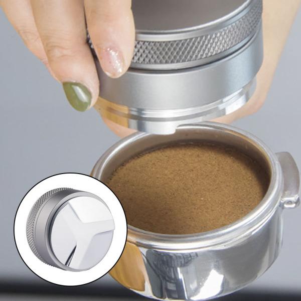 亜鉛合金のコーヒー分配業者のコーヒーパウダーハンマーレベラーツール手のタンパー51mmグレー