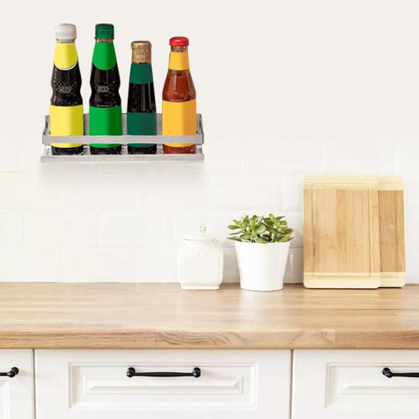 ホテルL用ウォールマウントシャワーキャディバスルームシェルフシャンプーシェルフスパイスラック 70035042STKショップ 通販