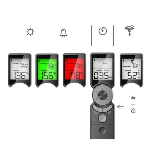 肉用温度計スマートクッキング温度計スモーカーグリル用高速で正確｜stk-shop｜07