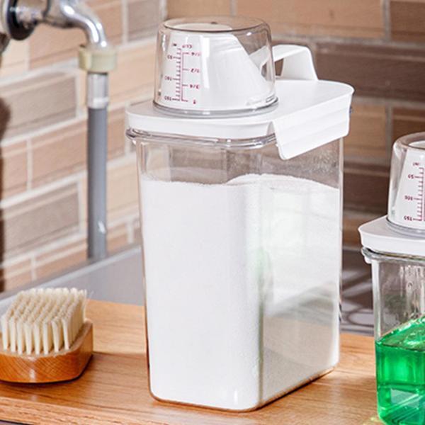 気密洗濯洗剤ディスペンサースナックナッツ用ドライグレインディスペンサー2 3l O0rd9mbfkp ランドリーバスケット Linestock Ir