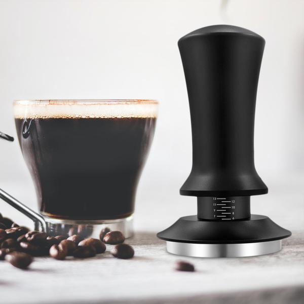 コーヒータンパー プロフェッショナル コーヒー豆 プレス器具 オフィス コーヒー 51mm ブラック｜stk-shop｜03