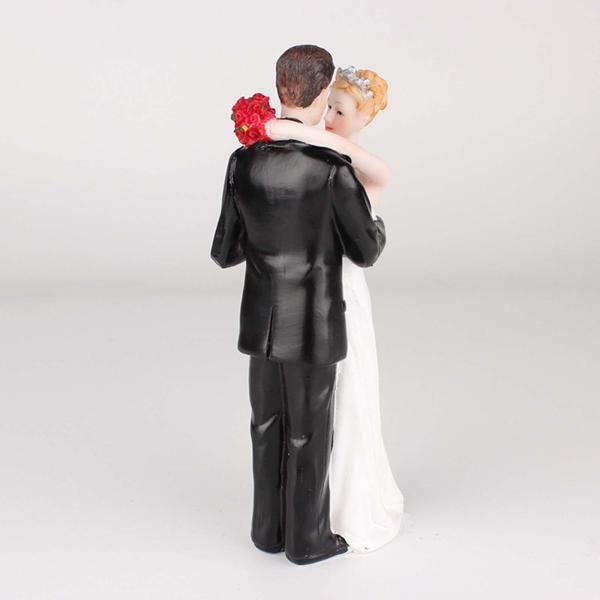 手作りケーキトッパー 結婚式のカップル像用 1ピース 樹脂製ウエディングケーキトッパー カップルの置物 結婚準備完了用 婚約パーティーギフト｜stk-shop｜10