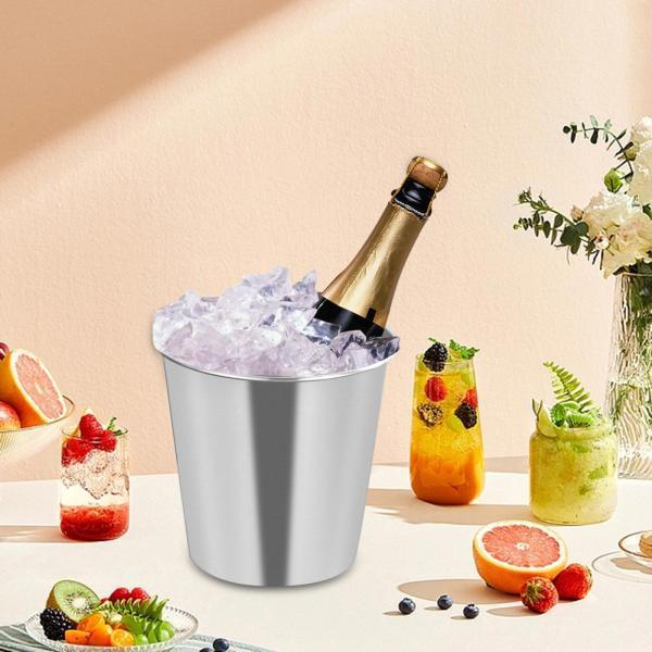 アイスバケツ ステンレス鋼 シャンパンバケツ レストラン 冷やすワイン