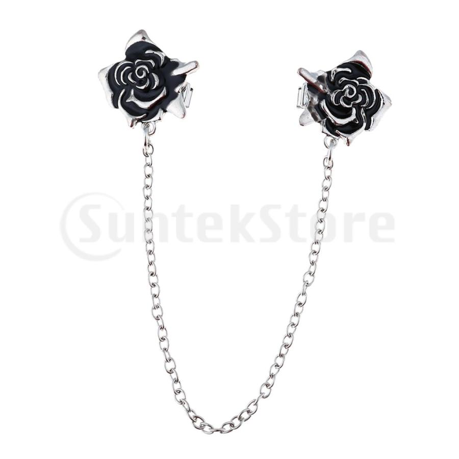 ブローチピン 襟クリップ スカーフピン 胸飾り セータークリップ