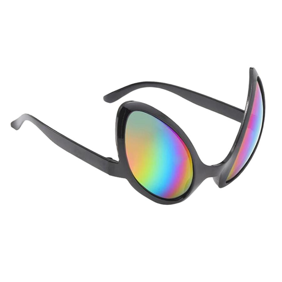 ブラックフレームカラフルレンズ 面白いエイリアンの眼鏡 ノベルティ未来的なエイリアンの目サングラス Stkショップ 通販 Yahoo ショッピング