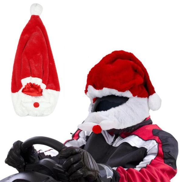 クリスマスヘルメットカバー 面白い クリスマス サンタクロース