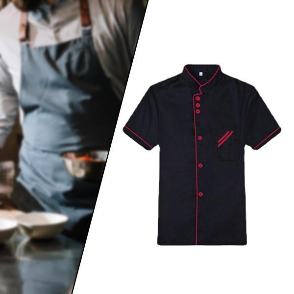 シェフユニフォーム 通気性抜群 シェフコート シェフジャケット カフェ用 L 71042217STKショップ 通販 Yahoo