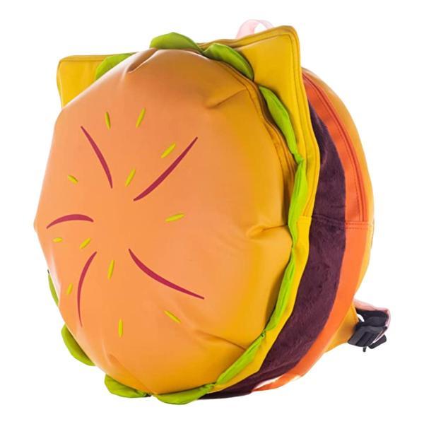チーズバーガー バックパック ホルダー ジッパー リュック リュックサック PU チーズバーガー バックパック 大容量 ジッパー レディース メンズ