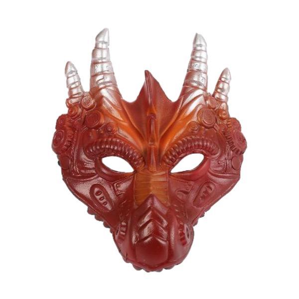ドラゴンマスク コスプレ衣装小道具  誕生日 ハロウィン プロム用 レッド｜stk-shop｜02