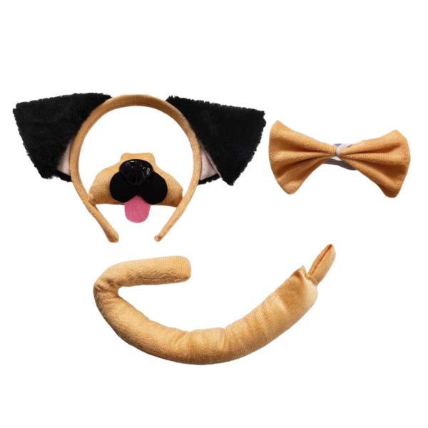動物の耳としっぽセット かわいい 子供用 仮面舞踏会 祭り 休日 犬用｜stk-shop｜06