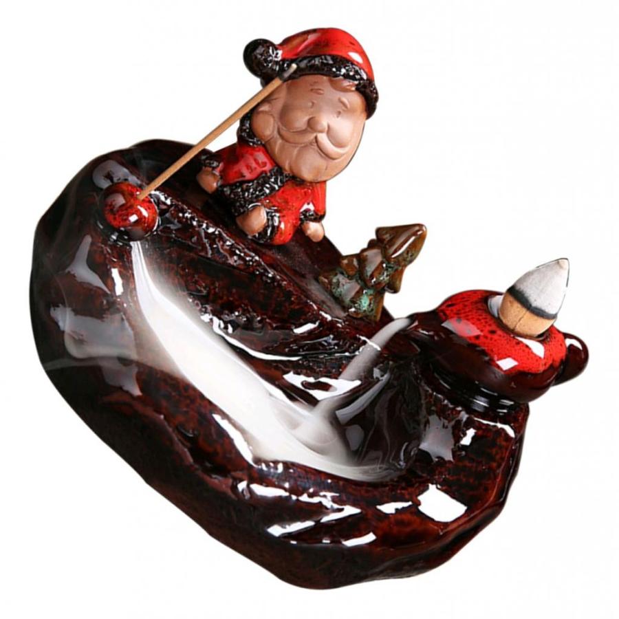 Santa Claus Baflow Aromatpy Furnace Incense Burner Zen Decoration D|stk-shop|05