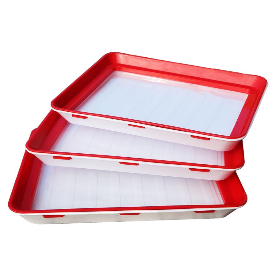 食品保存トレイフレッシュトレイフードトレイ積み重ね可能な赤い長方形 Stkショップ 通販 Yahoo ショッピング