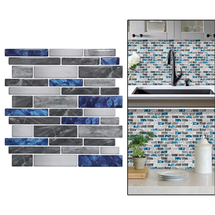 キッチンカウンタートップdiyスタイル2の3d大理石タイルバックスプラッシュ壁紙12x12in Stkショップ 通販 Yahoo ショッピング