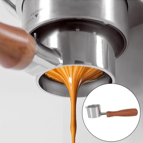 デロンギEC9665ブラウン用51mmエスプレッソポルタフィルター木製