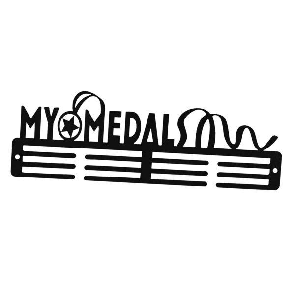 メダルディスプレイハンガーホルダー、メダルディスプレイラック、シェルフオーガナイザー、頑丈で耐久性のある壁掛けメダルハンガー、メダルホルダー｜stk-shop｜07