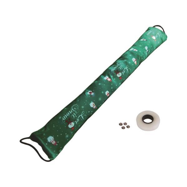ドア下ドラフトストッパードア下部シールストリップグリーンクリスマス加重装飾防風ドアノイズブロッカーウェザーストリップ 72045352