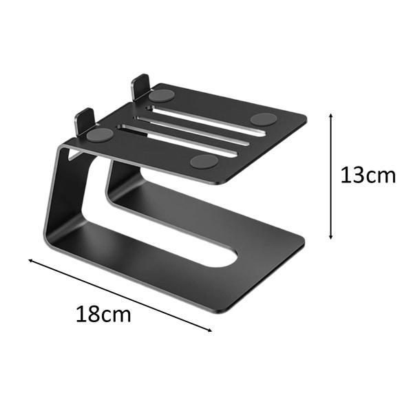 デスクトップスピーカースタンド 1組 ブラック 頑丈 多機能 7.1インチx5.1インチ ラック 防振脚 スタジオモニタースタンド｜stk-shop｜09