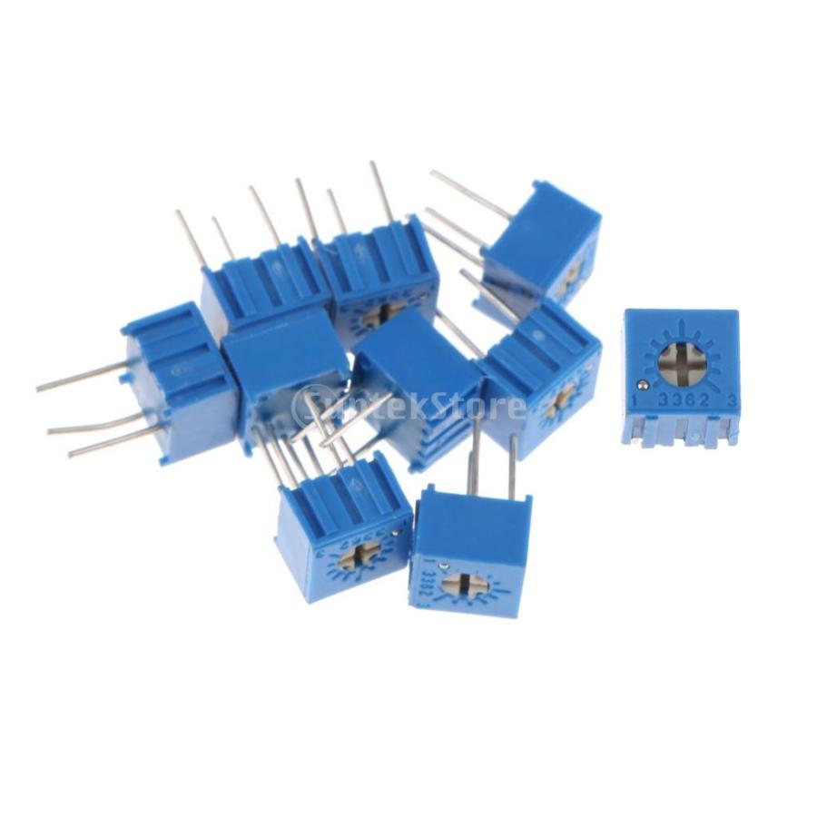 10個セット 10kオーム ポテンショメータ トリムポット 可変抵抗器