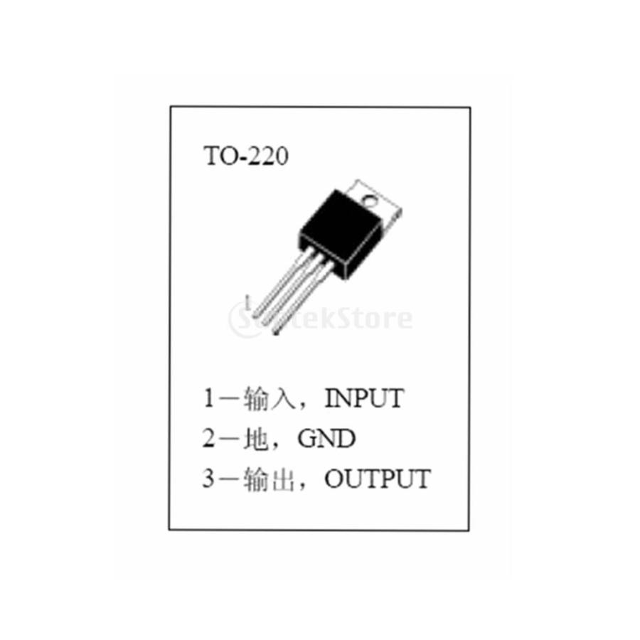 高品質 L7809 3端子安定化 IC 9V 1.5A TO-220 電圧レギュレータ 10個入｜stk-shop｜04