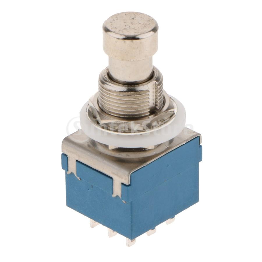 フットスイッチ 3PDT 9ピン ギター パドル エフェクトボックス 電子