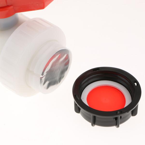1000L IBCタンクHDPEねじ式ボールバルブDN50 50mm 2 