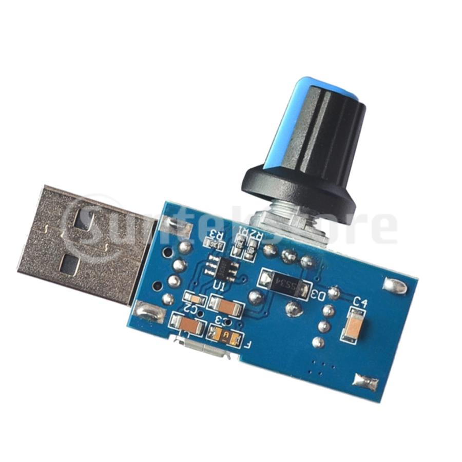 ミュートusbファンスピードコントローラボリュームコントロールレギュレータスイッチdc 4v 12v 5w Stkショップ 通販 Yahoo ショッピング