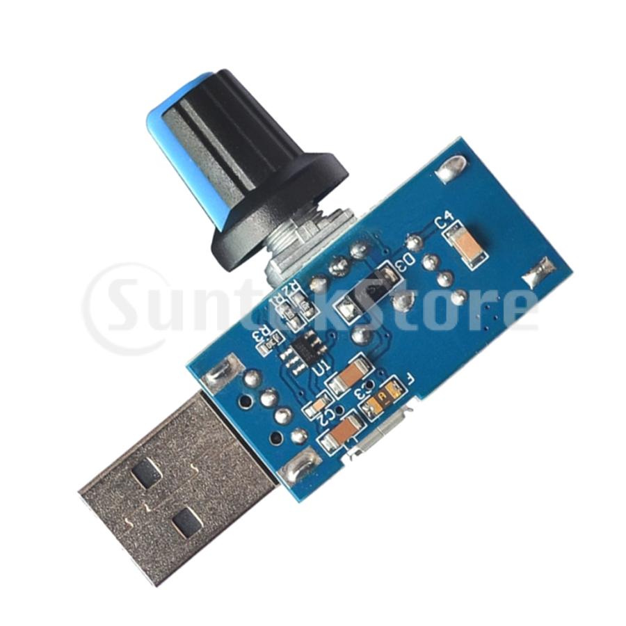 ミュートusbファンスピードコントローラボリュームコントロールレギュレータスイッチdc 4v 12v 5w Stkショップ 通販 Yahoo ショッピング