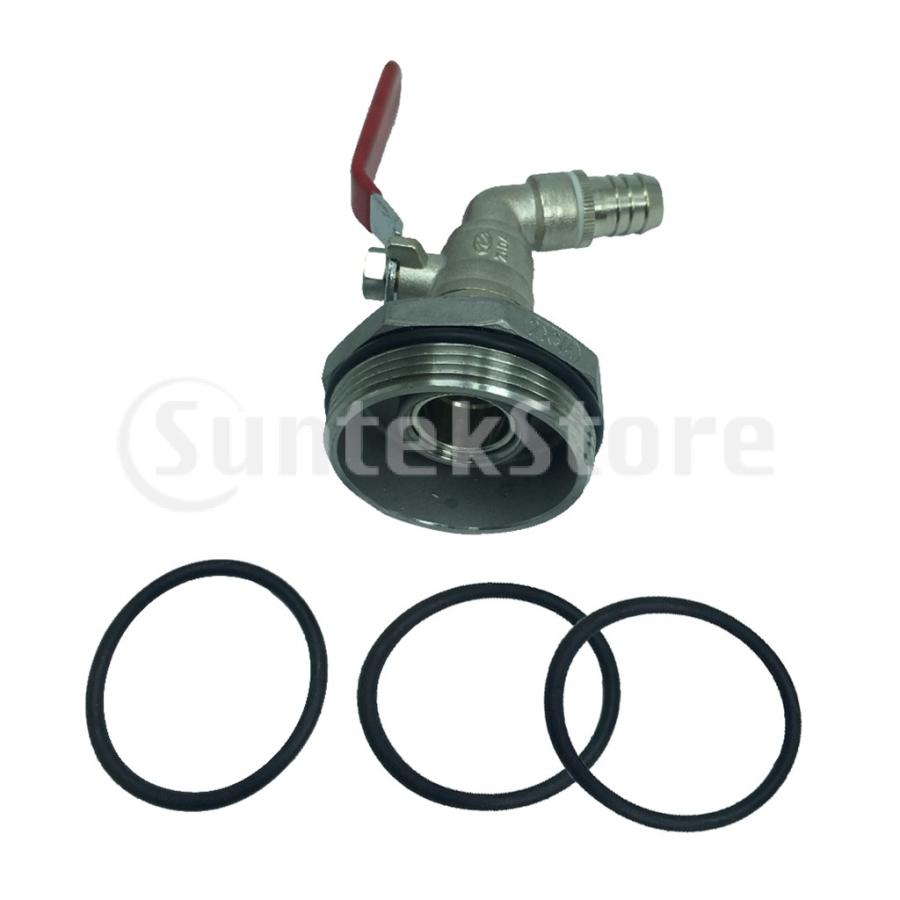 ドラム缶バルブ 45度 Ibcバレル アダプター 0 210l 50ガロンバレル用 Stkショップ 通販 Yahoo ショッピング